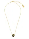 Marc Jacobs Women "button Pendant" Necklace In Multi