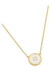 Marc Jacobs Women's The Button Pendant Necklace In Gold
