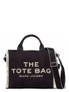 Marc Jacobs Black Canvas The Tote Shopping Bag In Black