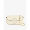 MARC JACOBS MARC JACOBS WOMEN'S CLOUD WHITE THE SMALL LEATHER SHOULDER BAG