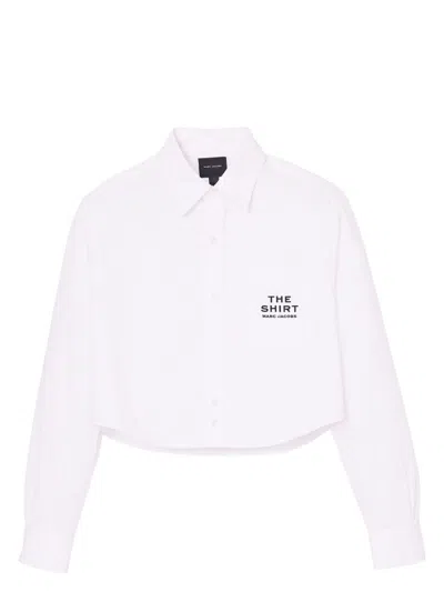 MARC JACOBS WOMEN'S COTTON CROPPED SHIRT