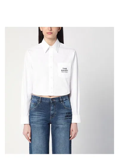 MARC JACOBS WOMEN'S CROPPED COTTON SHIRT