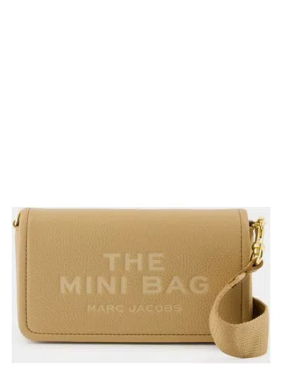 Marc Jacobs Women's Crossbody The Mini Piel Logo In Camel