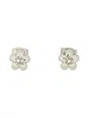 Marc Jacobs Women "daisy" Micro Earrings In Silver