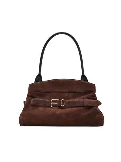MARC JACOBS WOMEN'S DAKOTA SUEDE SATCHEL