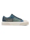 Marc Jacobs The Patchwork Denim Low-top Sneakers In Multi