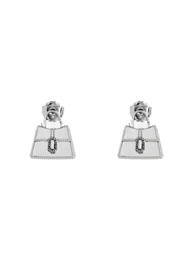 Marc Jacobs Women Earrings "st. Marc" In Silver