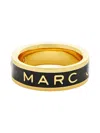 Marc Jacobs Women Enameled Ring In Black