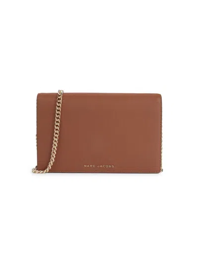 Marc Jacobs Women's Faux Leather Chain Crossbody Bag In Brown