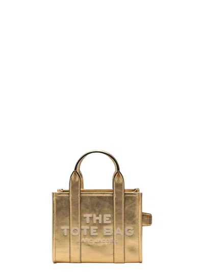 Marc Jacobs Women's Gold Leather The Small Tote Bag