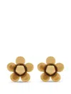 Marc Jacobs Daisy Stud Earrings In Gold