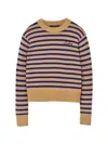 Marc Jacobs Maglione In Misto Lana Ricamata Donna In Brown