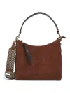 Marc Jacobs Women's Large Suede Hobo Bag In Brown