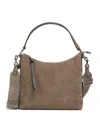 Marc Jacobs Women's Large Suede Hobo Bag In Gray