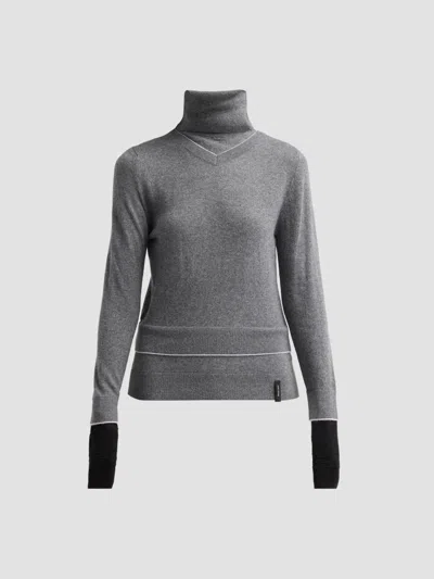 Marc Jacobs Women's Layered Turtleneck Sweater In Grey