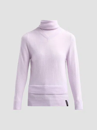 Marc Jacobs Women's Layered Turtleneck Sweater In Lilac