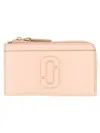 Marc Jacobs Women Leather Card Holder In Pink