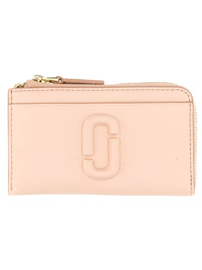 Marc Jacobs Women Leather Card Holder In Pink
