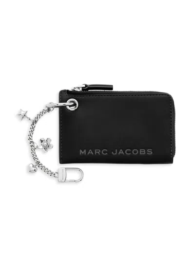 Marc Jacobs Women's Leather Charm Wallet In Black