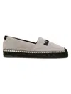 Marc Jacobs The Canvas Logo Espadrilles In Gray