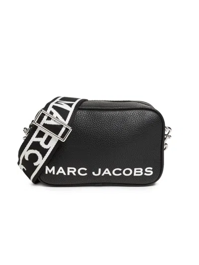 Marc Jacobs Women's Logo Leather Crossbody Bag In Black