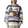 Marc Jacobs Women's Long Sleeve Hooded Sweatshirt In Navy