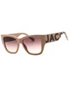 Marc Jacobs 55mm Cat Eye Sunglasses In Brown