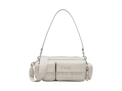 Pre-owned Marc Jacobs Women's  Leather Cargo Shoulder Bag In Cotton/sil