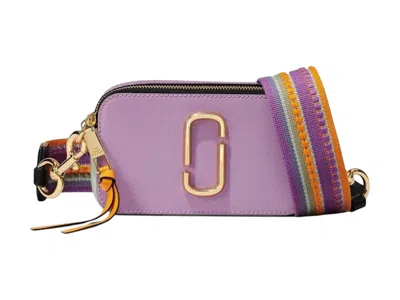 Pre-owned Marc Jacobs Women's  Snapshot Colorb In Locked Crossbody Bag/regal Orchid