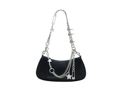 Pre-owned Marc Jacobs Women's  Star Chain The Shoulder Bag In Black