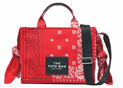 Pre-owned Marc Jacobs Women's  The Bandana Medium Tote Bag In Red