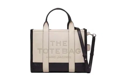 Pre-owned Marc Jacobs Women's  The Colorblock Medium Tote Bag In Ivory