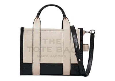 Pre-owned Marc Jacobs Women's  The Colorblock Small Tote Bag In Black/natural