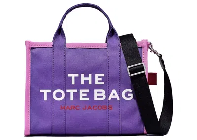 Pre-owned Marc Jacobs Women's  The Colorblock Tote Bag Mediumin Purple Potion