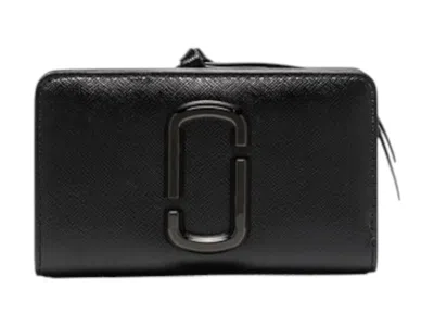 Pre-owned Marc Jacobs Women's  The Compact Wallet In Black
