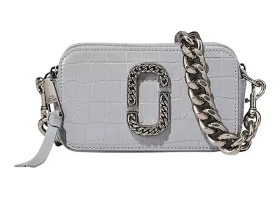 Pre-owned Marc Jacobs Women's  The Crocembossed Snapshot In Quarry