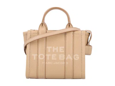 Pre-owned Marc Jacobs Women's  The Crossbody Mini Tote Leather In Camel