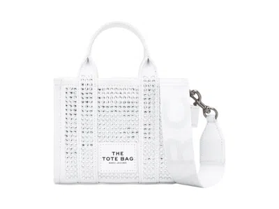 Pre-owned Marc Jacobs Women's  The Crossbody Tote In White Crys