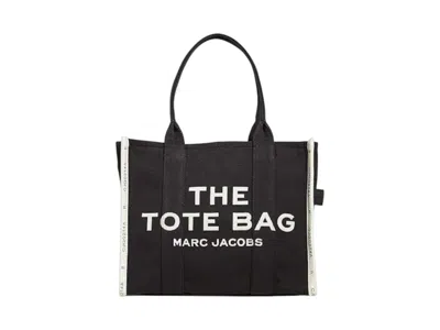 Pre-owned Marc Jacobs Women's  The Jacquard Large Tote Bag In Black