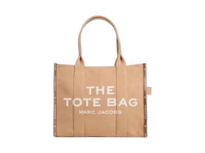 Pre-owned Marc Jacobs Women's  The Jacquard Large Tote Bag In Camel/tan