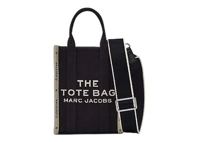 Pre-owned Marc Jacobs Women's  The Jacquard Mini Tote Bag In Black