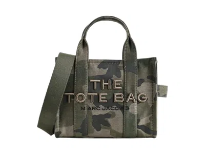 Pre-owned Marc Jacobs Women's  The Jacquard Small Tote Bag In Camo In Multi