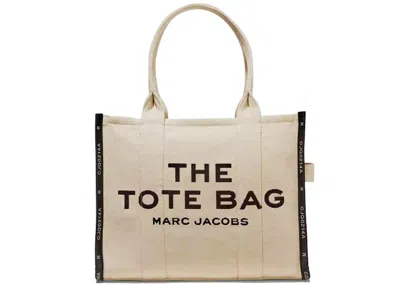 Pre-owned Marc Jacobs Women's  The Jacquard Tote Bag Large In Warm Sand