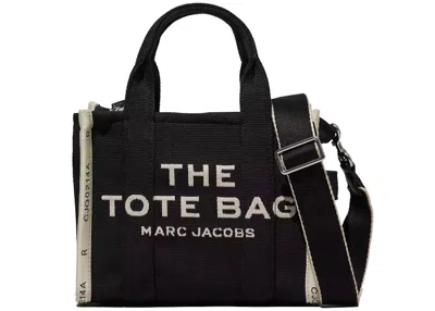 Pre-owned Marc Jacobs Women's  The Jacquard Tote Bag Small In Black
