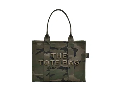 Pre-owned Marc Jacobs Women's  The Large Jacquard Tote In Camo