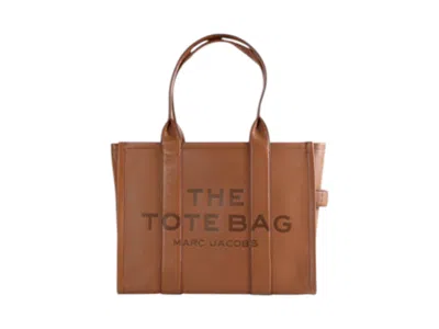 Pre-owned Marc Jacobs Women's  The Large Tote Bag In Argan Oil In Brown