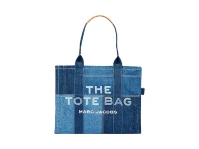 Pre-owned Marc Jacobs Women's  The Large Tote Bag In Blue Denim