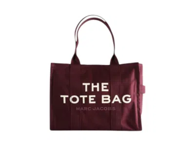 Pre-owned Marc Jacobs Women's  The Large Tote Bag In Dark Plum In Purple