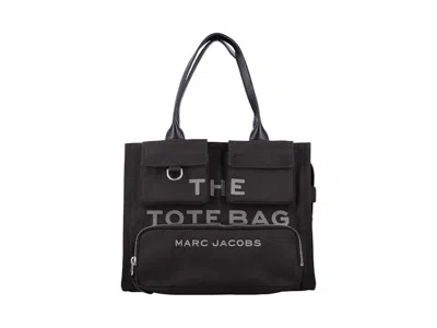Pre-owned Marc Jacobs Women's  The Large Tote Pocket In Black