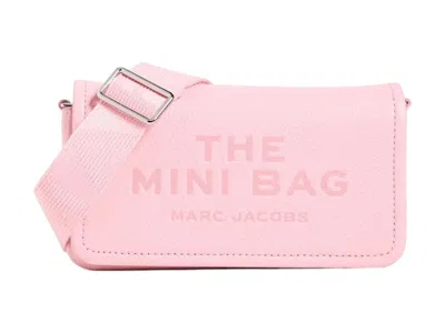Pre-owned Marc Jacobs Women's  The Leather Mini Crossbody Bag In Ribbon Pink